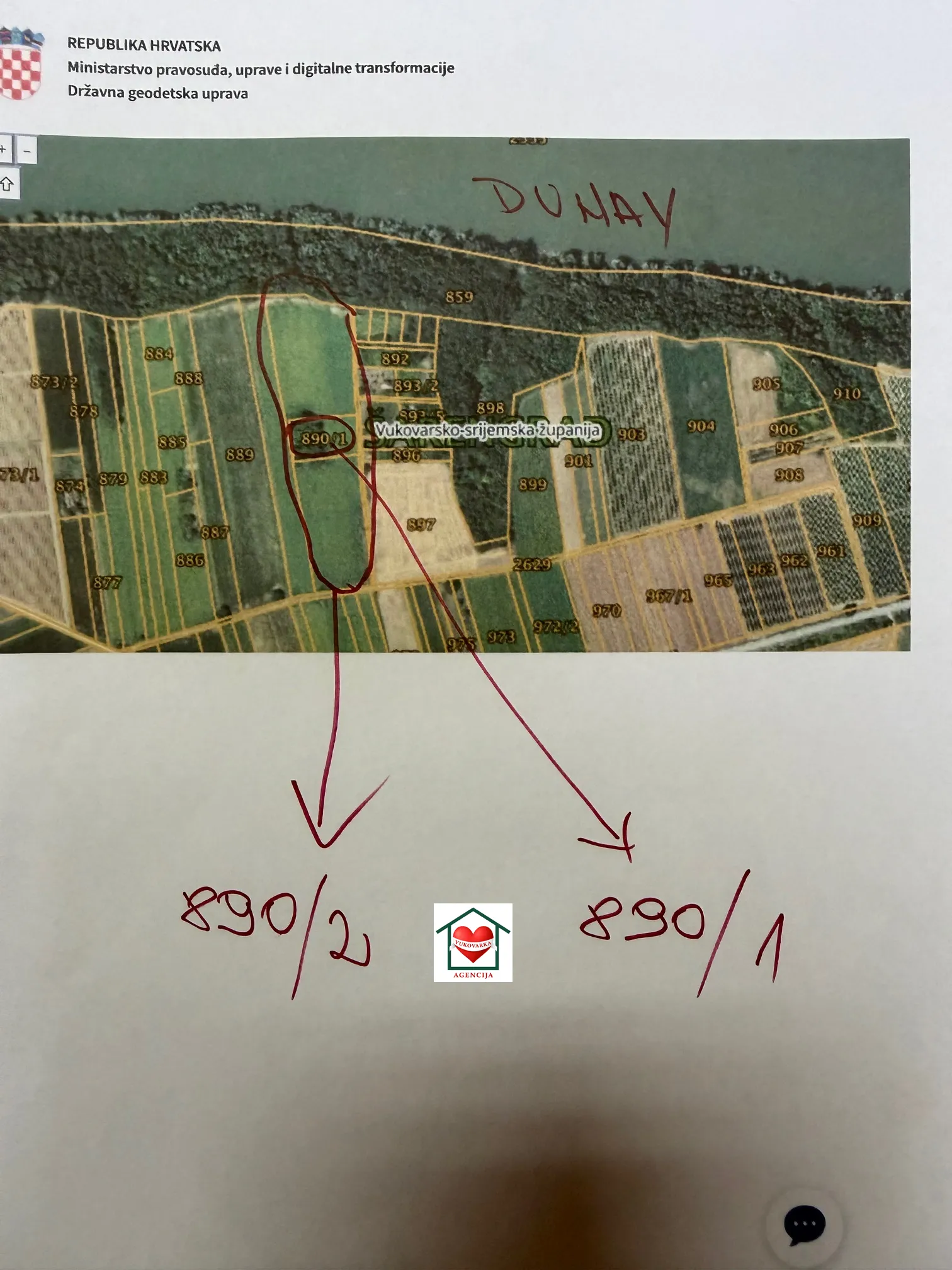 šarengrad uz dunav 2311m2 građ. 7326 m2 poljop. za turizam ili slično - slika 3