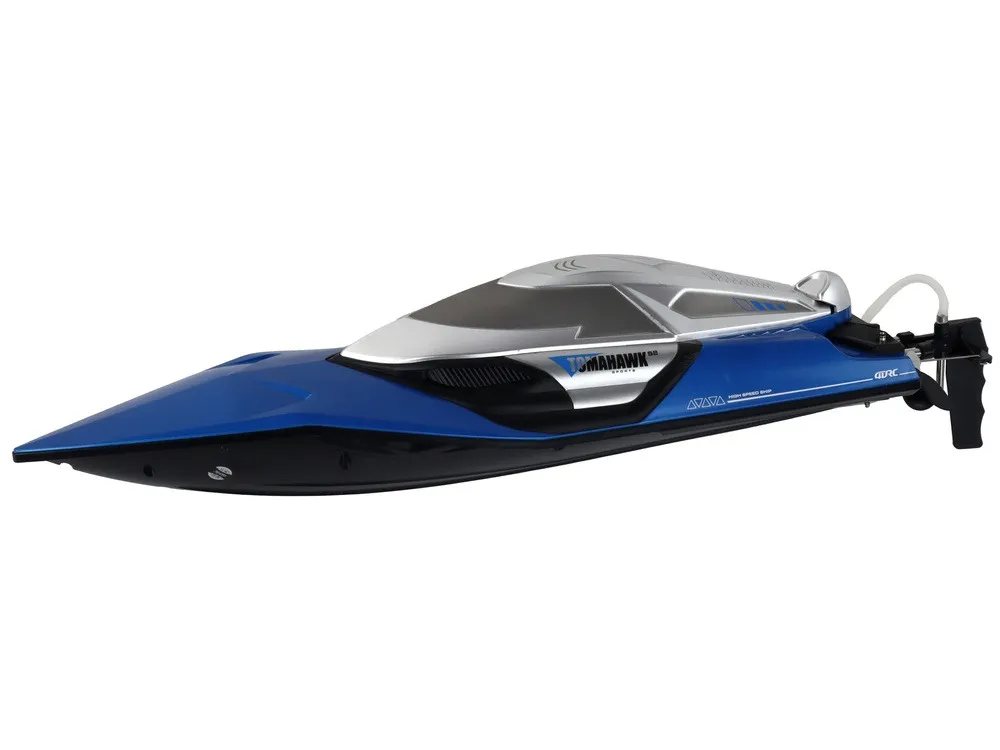 motorboat r/c 2.4g lights 30 km/h blue - slika 2