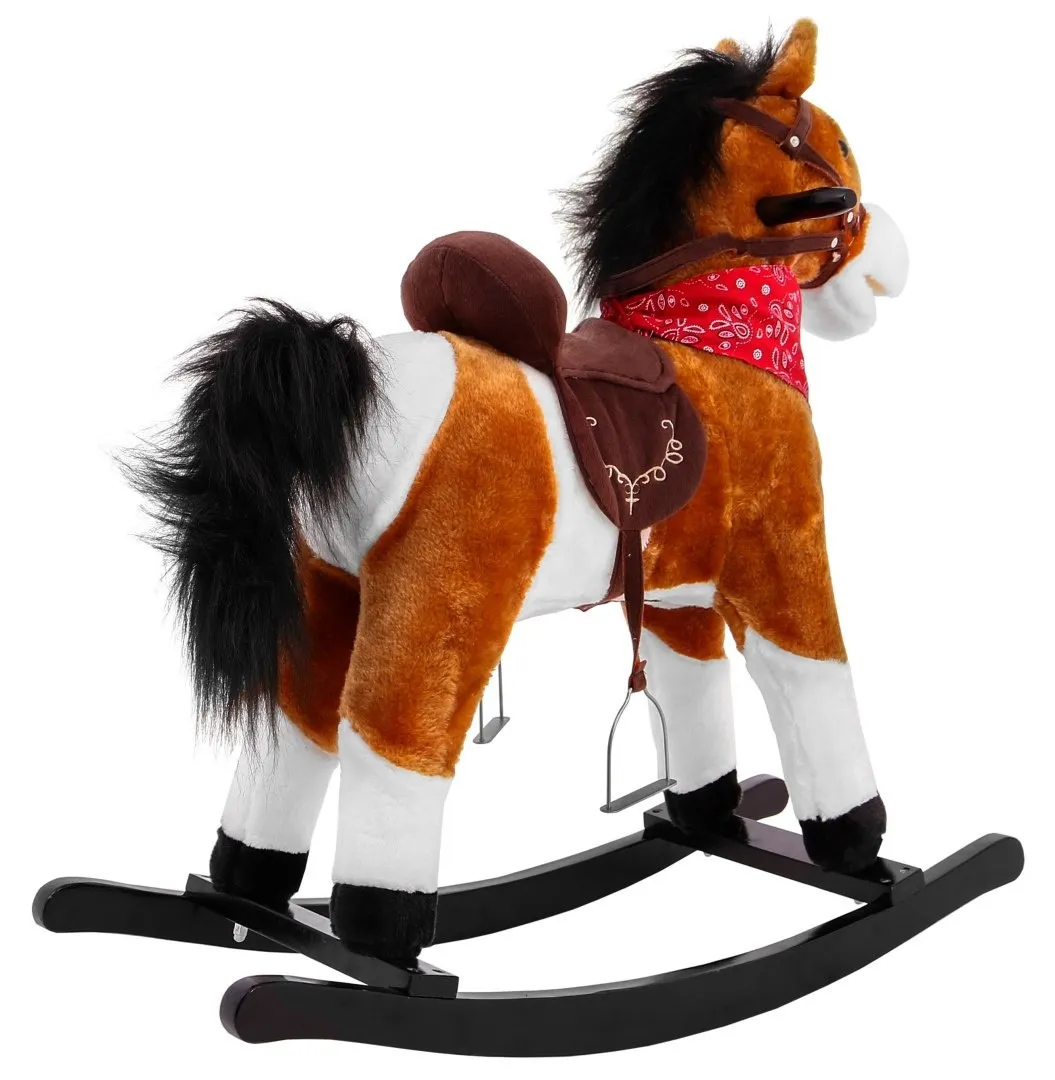 pony rocking horse light brown - slika 2