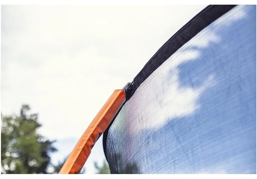 trampolin 8ft - crno/crveni - slika 9