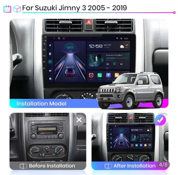 suzuki jimny 3 2005-2019 original multimedija android navigacija wifi - slika 2