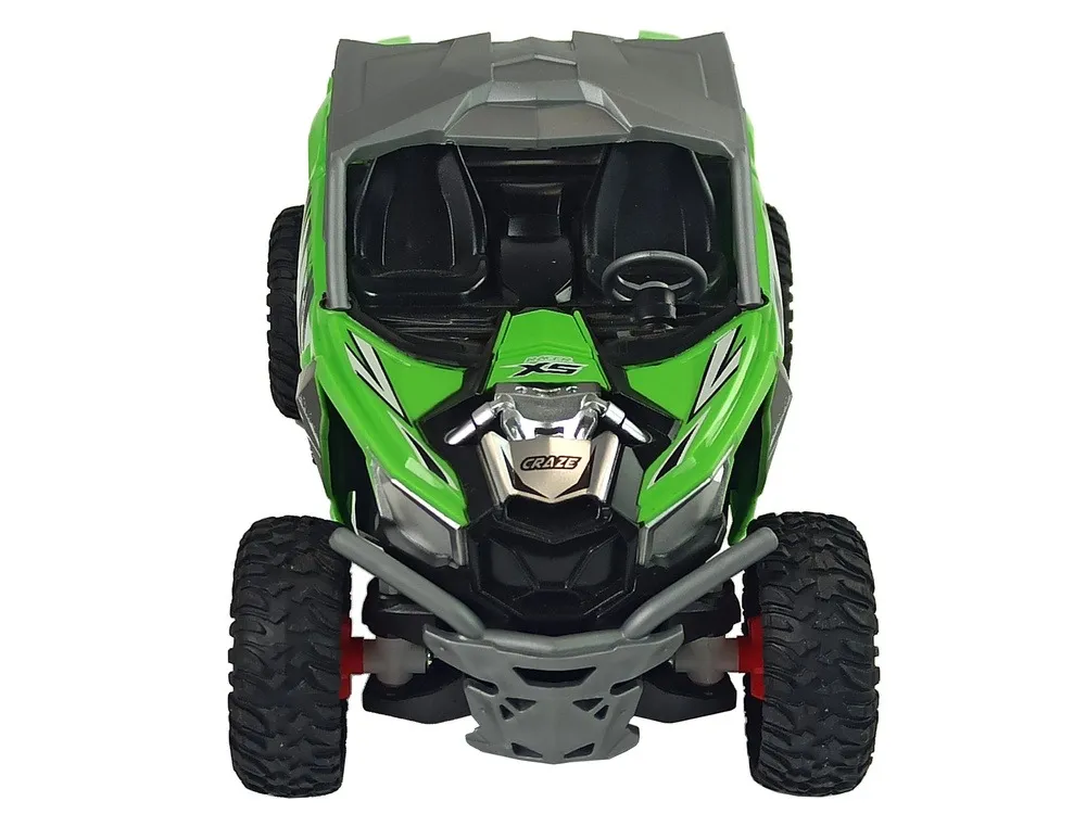 cross country remote controlled terrain car 27 mhz green - slika 4
