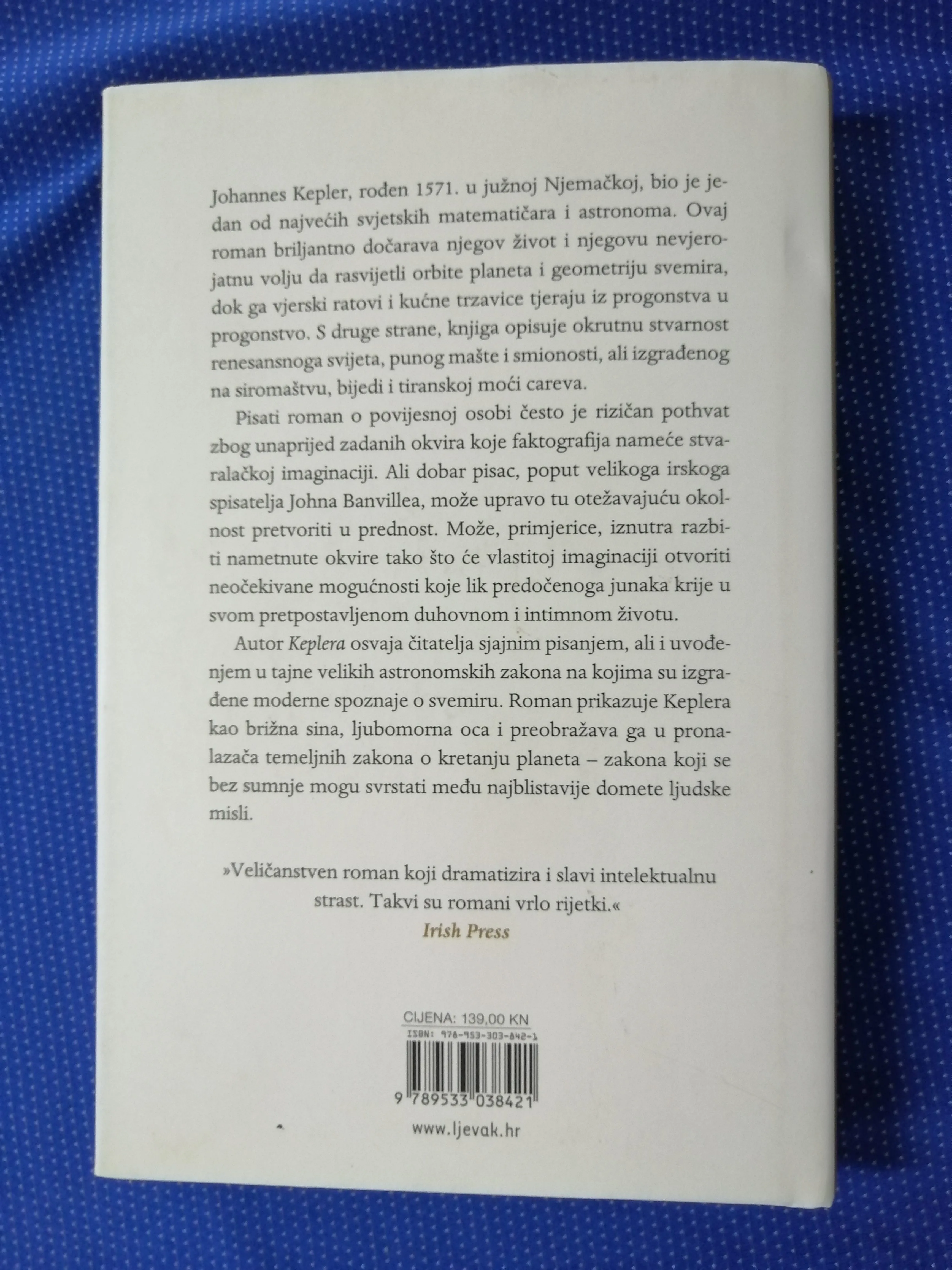 john banville – kepler - slika 4