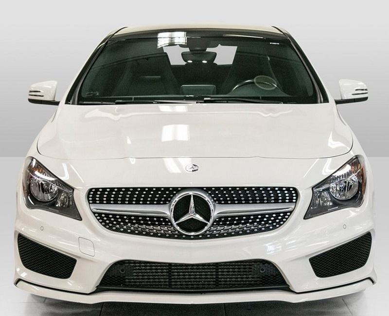 diamond maska za mercedes a-b-c-e-cla-gla-glc klasa- srebrne-crne - slika 8
