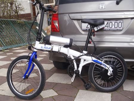 električni bicikl sklopivi 500w max brzine 35km dometa ca35km akcija - slika 3