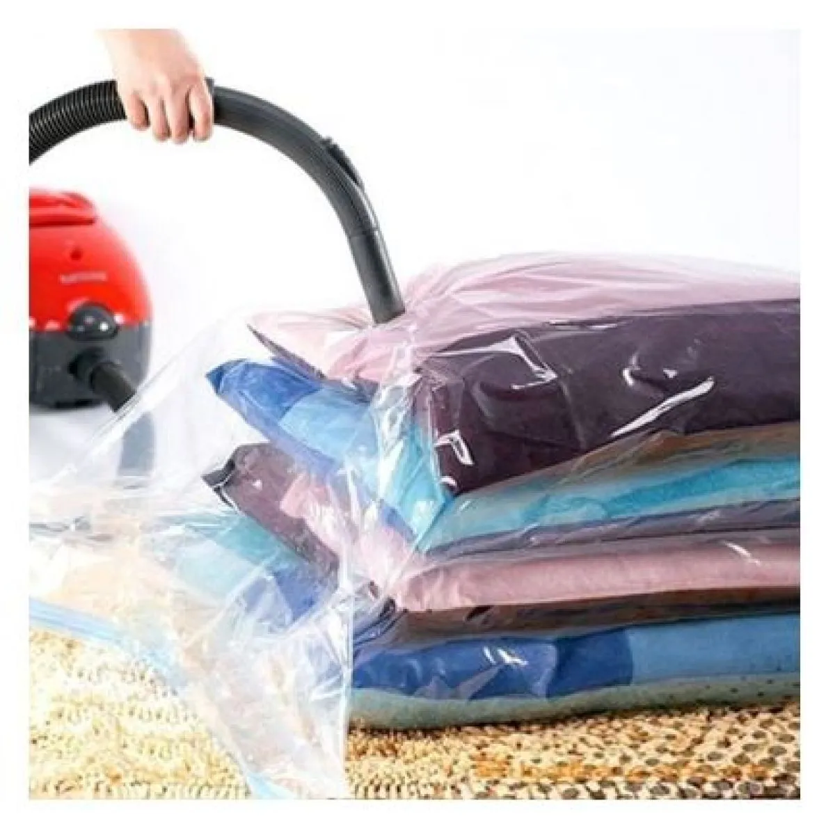 (4kom paket) vakum vreće space bag -xxl dimenzije 120 x 80 cm - slika 13