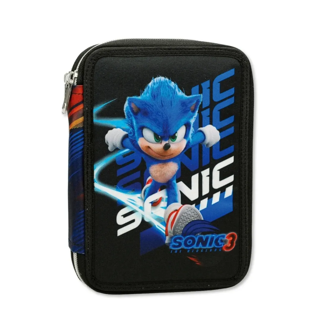 Sonic the Hedgehog ‘Movie’ dvoslojna pernica s priborom - Zagreb