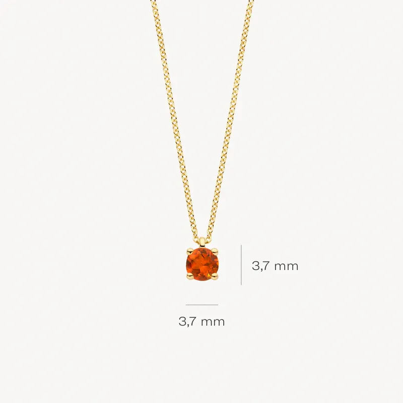 blush ogrlica citrin - slika 5