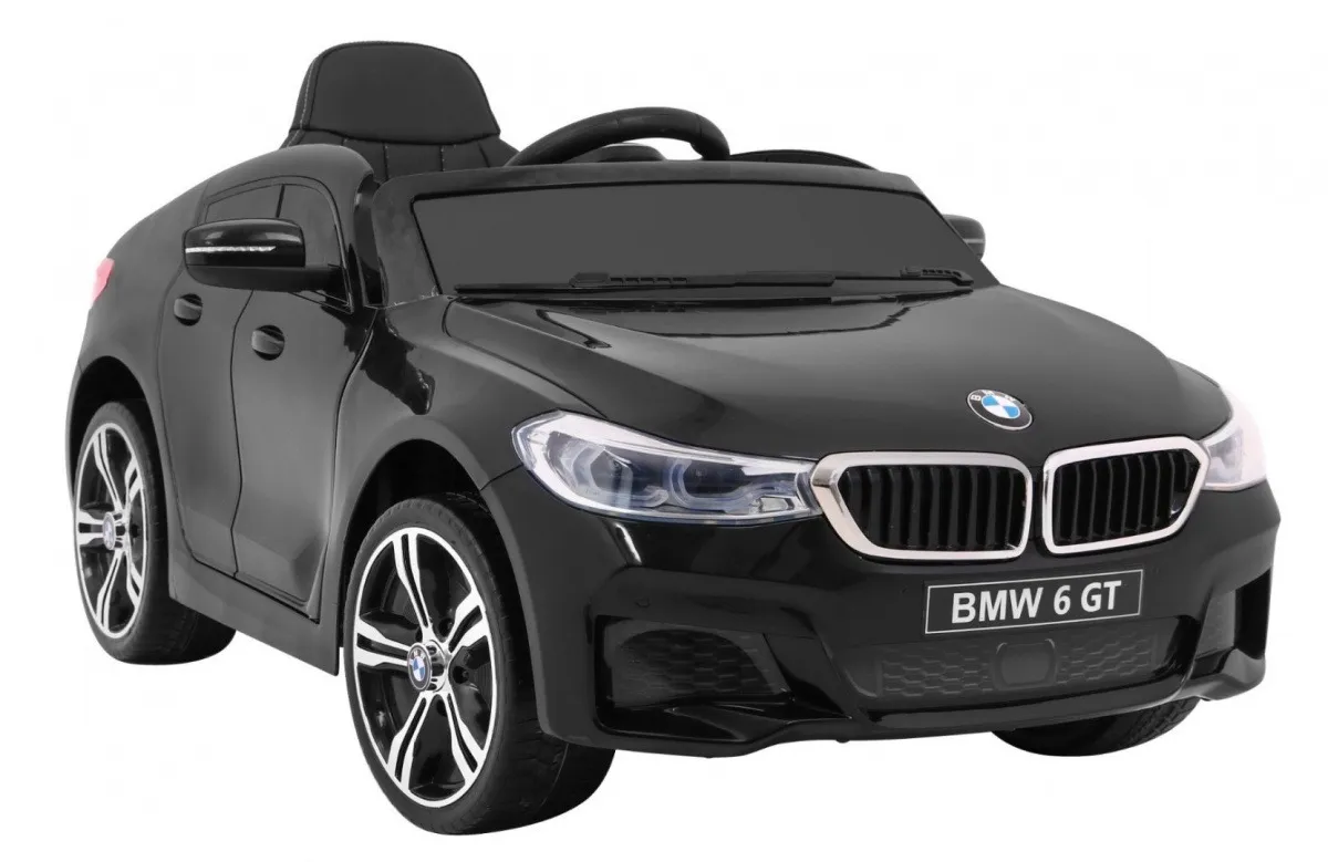 licencirani auto na akumulator bmw 6 gt - crni - slika 7