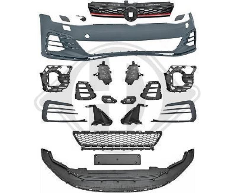 kompletan body kit za vw golf 7 - branik+pragovi+auspuh - lampe - slika 11