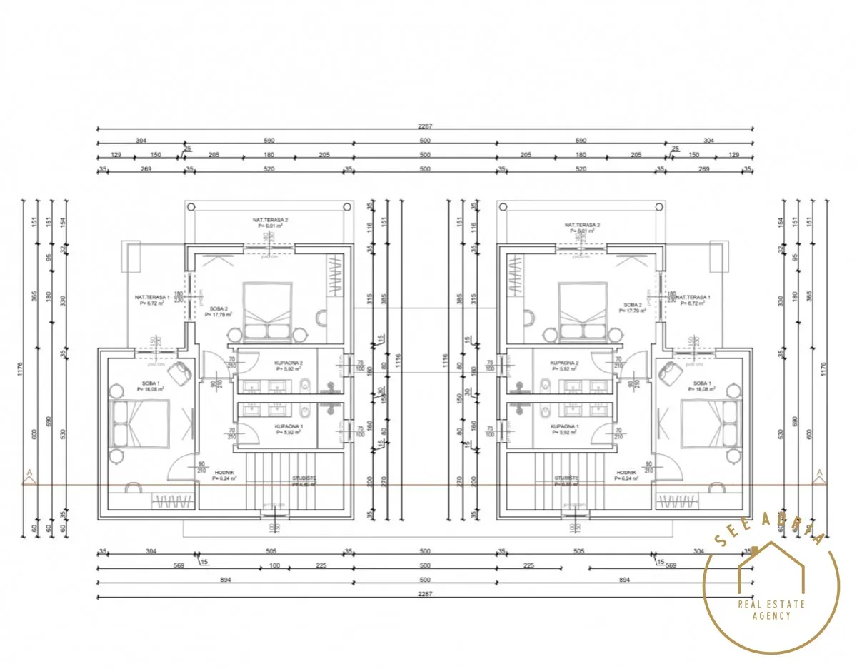 novo!! villa s bazenom i pogledom na more - slika 6