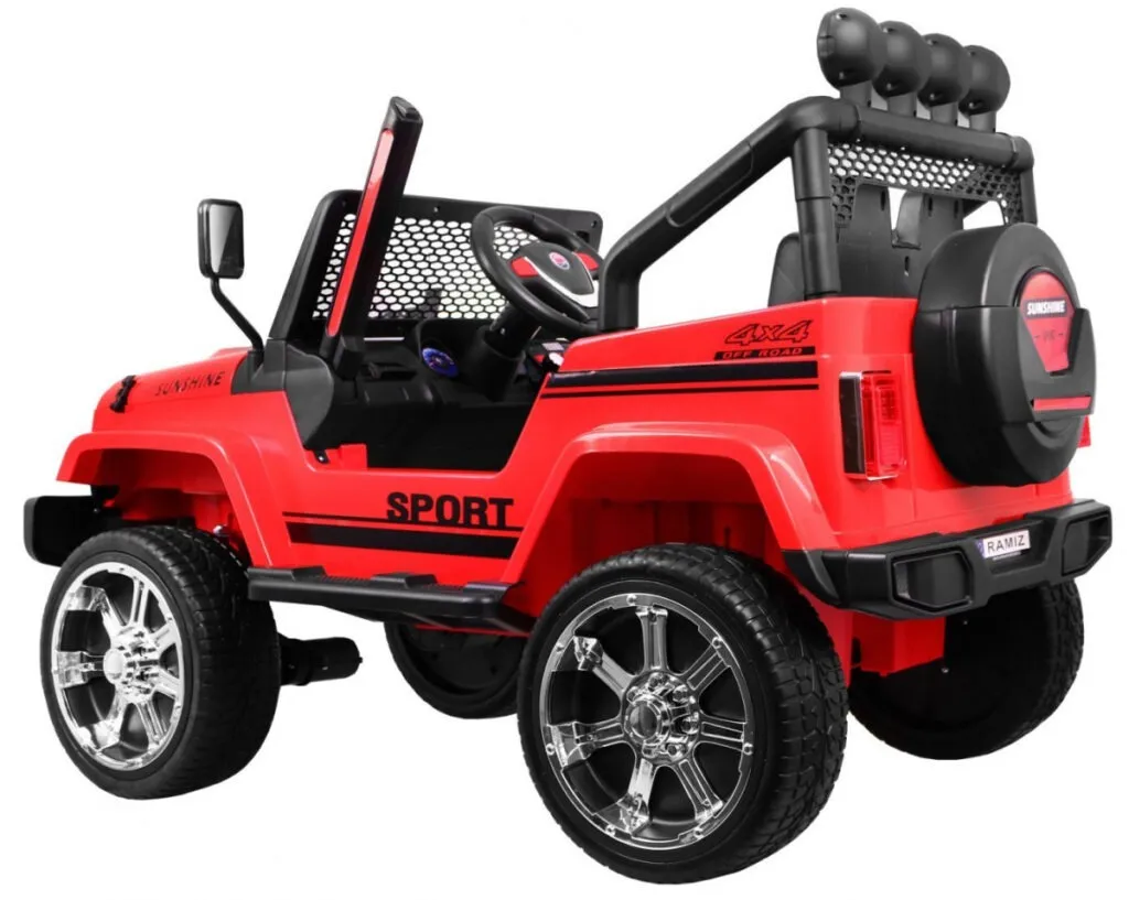 auto na akumulator new raptor drifter 4 x 4 - crveni - slika 8