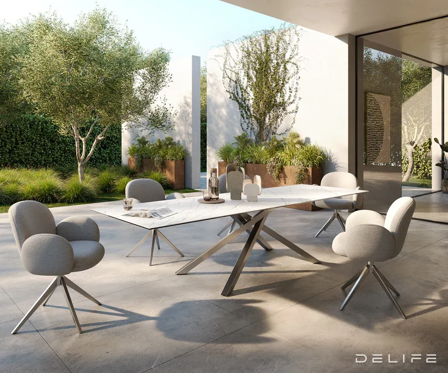 outdoor stol edge 300x100cm, materijal: keramika statuarietto - slika 6