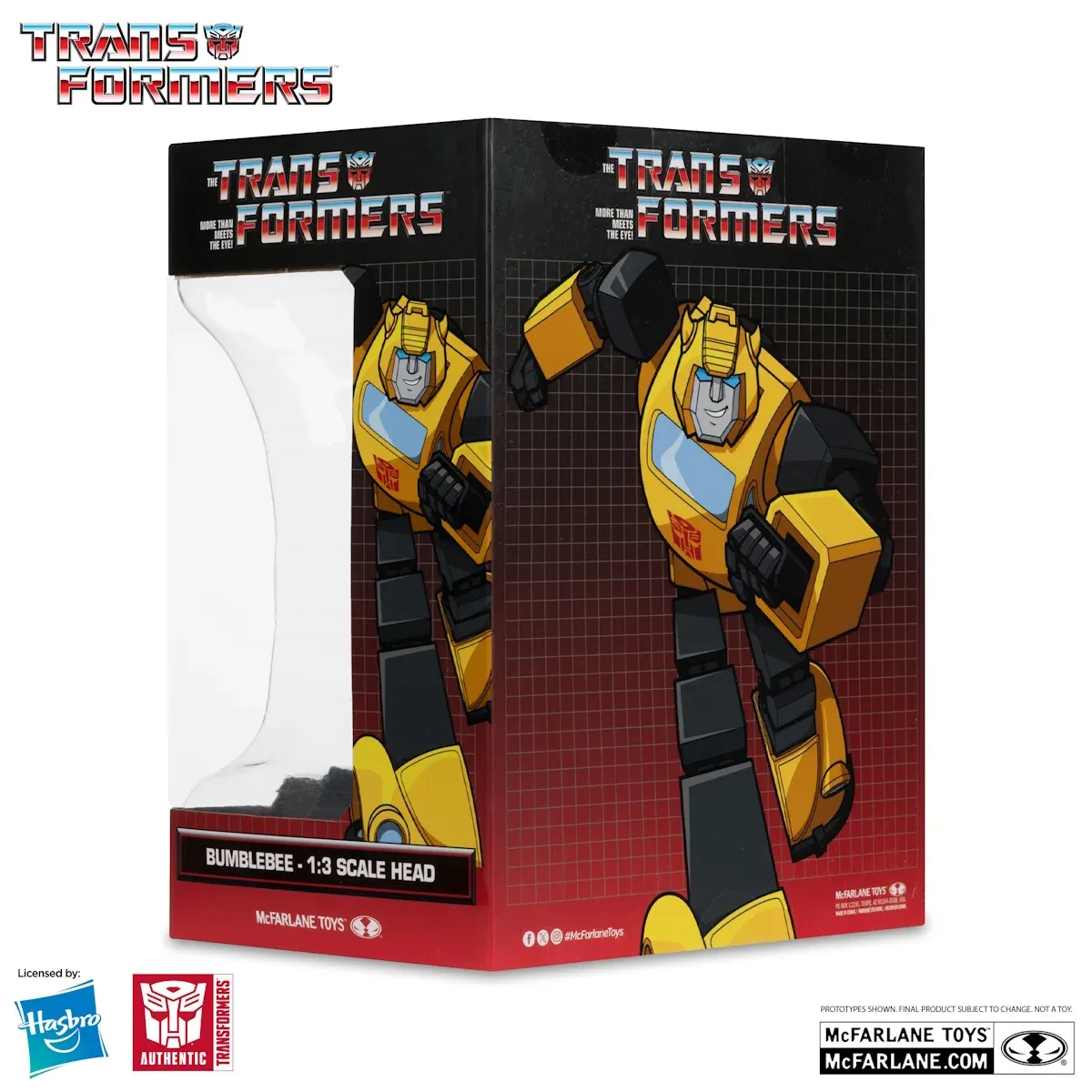 mcfarlane transformers – bumblebee 1:3 scale head - slika 7
