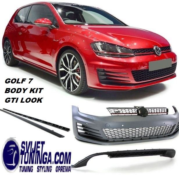 body kit za vw golf polo scirocco-tiguan - gti/r20/r32/r/ izgled - slika 4