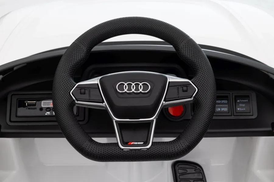 licencirani auto na akumulator audi e-tron gt 4 x 4- bijeli - slika 9