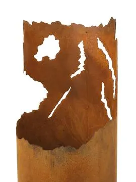europalms fire-column crack decor, rusty, 123cm - slika 2