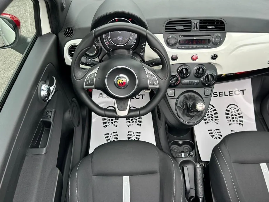 abarth 500 140 cabrio - 2015 - 100.000km - servisna - reg 1 god !!! - slika 14