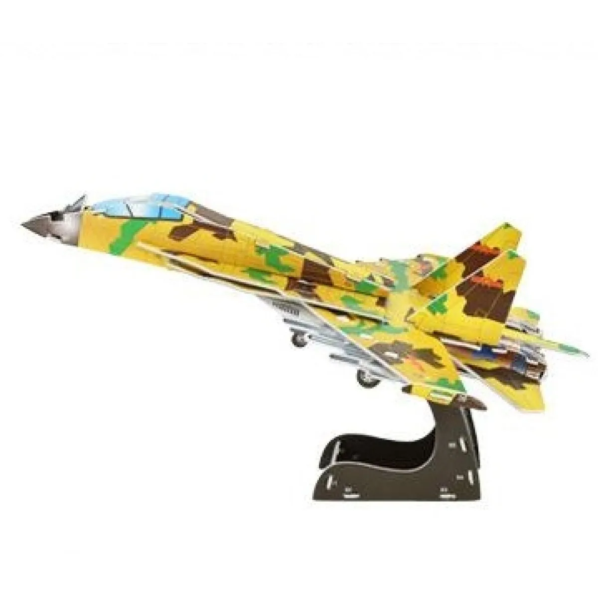 3d dječje puzzle - avion fighter - slika 3