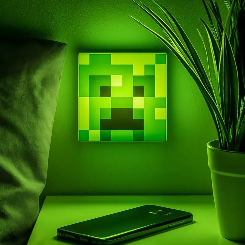 paladone minecraft creeper night light - slika 4