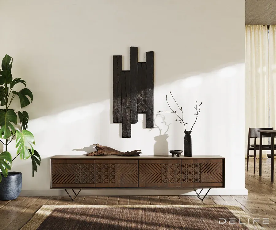 komoda manjula 200x35cm, materijal: mango - slika 2