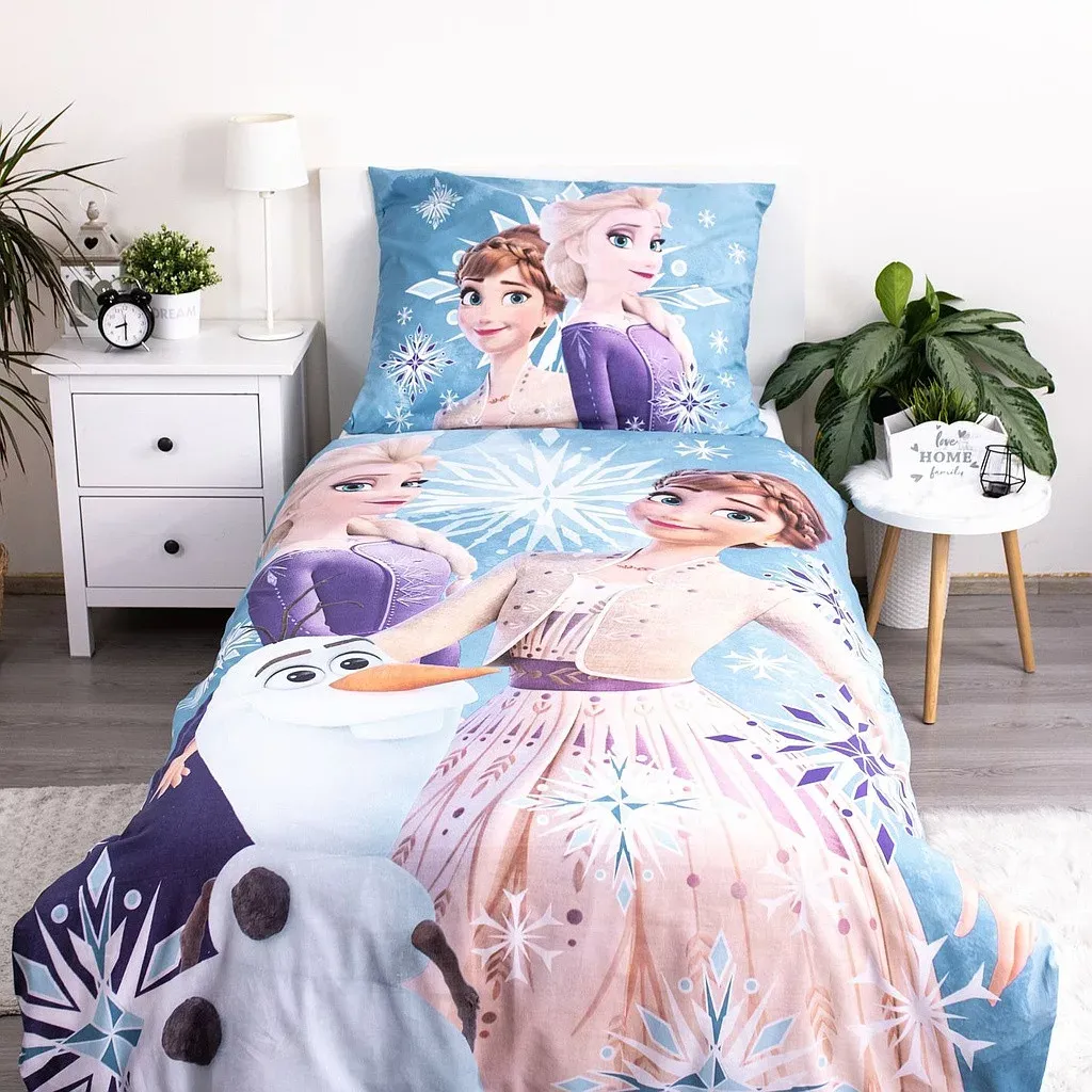 frozen ‘snowflake’ posteljina za bebe, 100×135 cm - slika 2