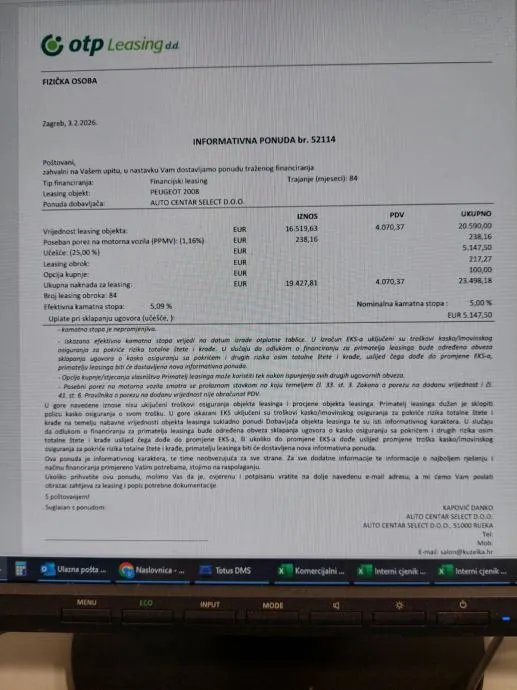 peugeot 2008 style 100 - 2026 - novo - 8 god garancija* - rata 217€!!! - slika 24