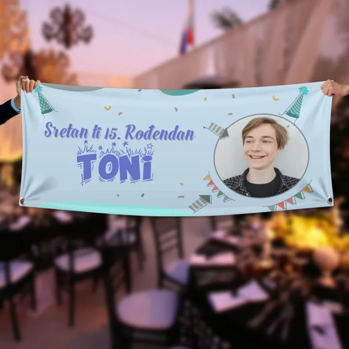 personalizirani rođendanski banner - slika 2