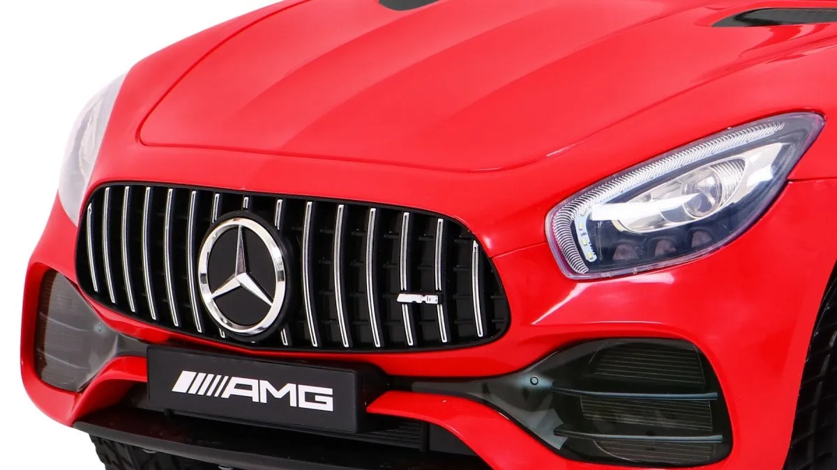 licencirani auto na akumultor mercedes mercedes benz gt - crveni - slika 6