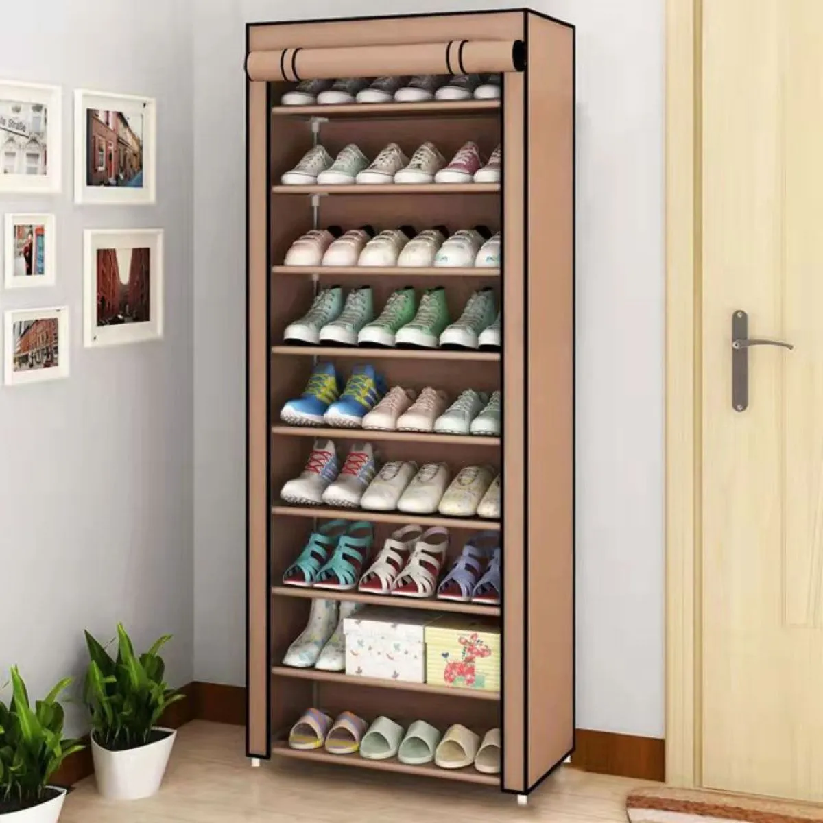 sklopivi ormar za cipele 160x60x30 vodootporan - slika 5