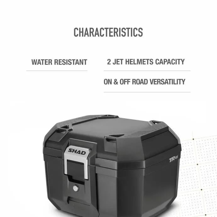 shad top case tr 41 aluminium - slika 3