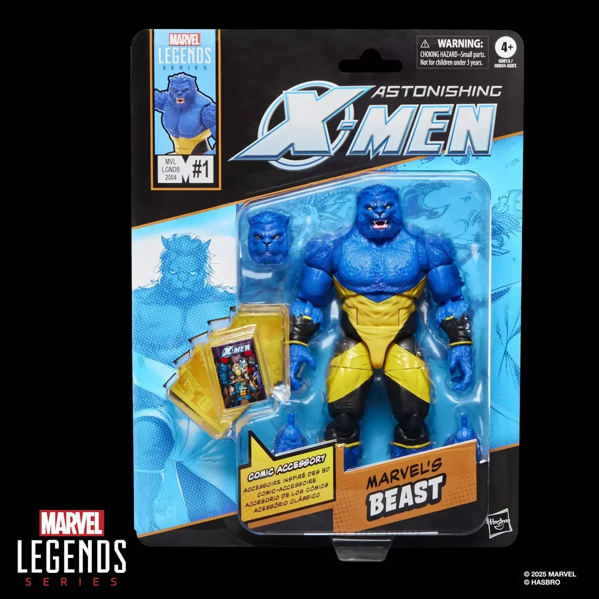 marvel legends series: x-men – marvel’s beast figura, 15cm - slika 7