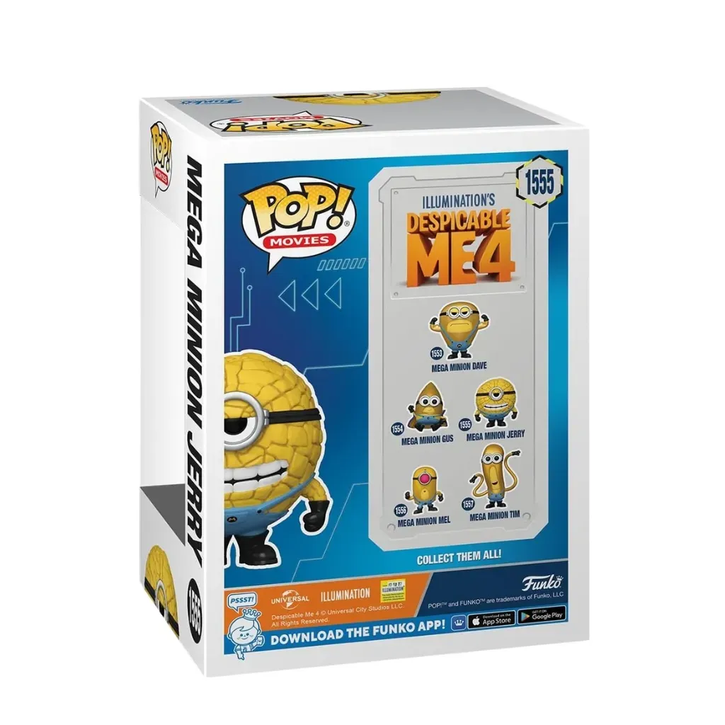 funko pop! movies: despicable me 4 – mega minion jerry #1555 - slika 2