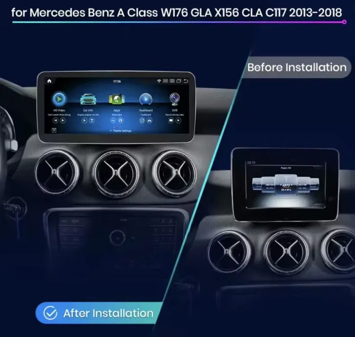 mercedes w176 gla cla x156 c117 carplay android multimedia navigacija - slika 3