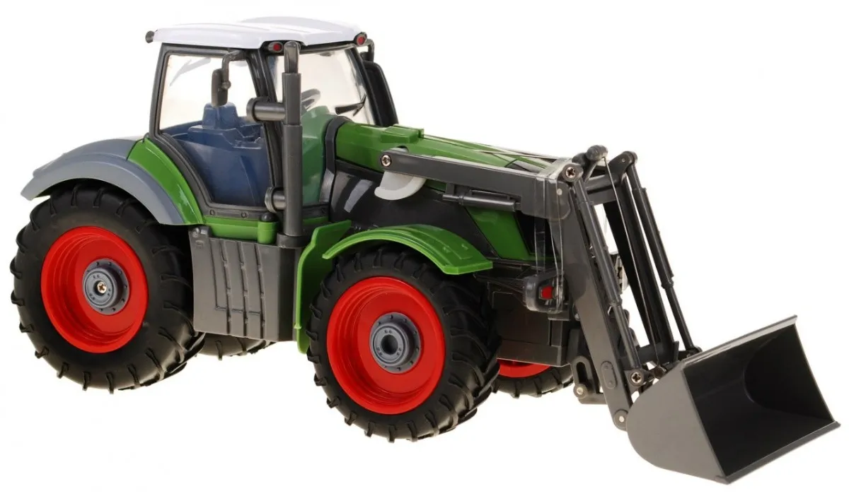 tractor green trailer red - slika 3