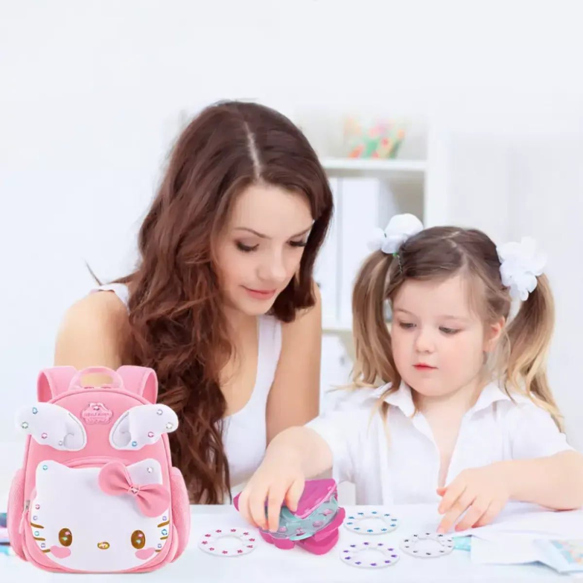 magična bušilica za kosu s cirkonima–dječji kreativni set - slika 4