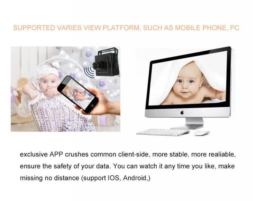 najmanja mini wifi ip hd sigurnosna kamera mala - slika 6