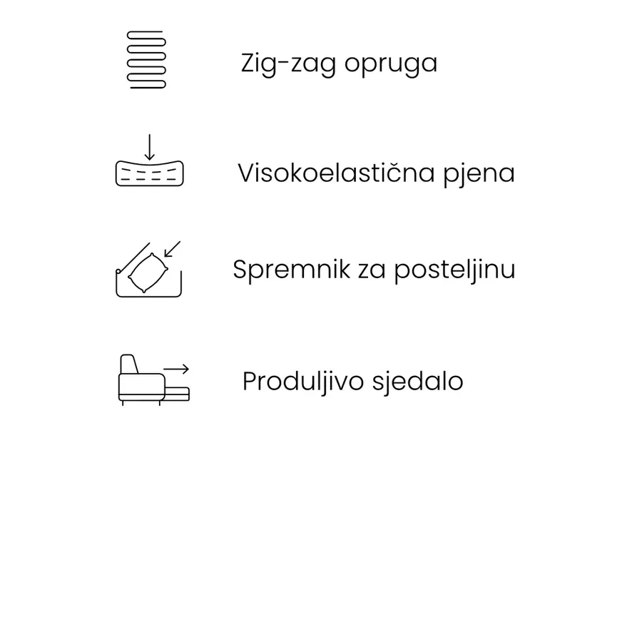 sofa bern 273x108cm, materijal: mogućnost izbora - slika 8