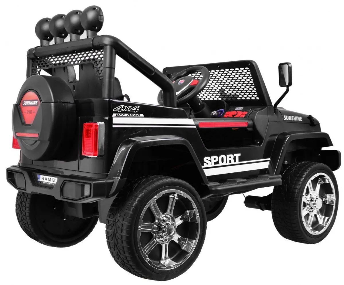 auto na akumulator new raptor drifter 4 x 4 - crni - slika 3