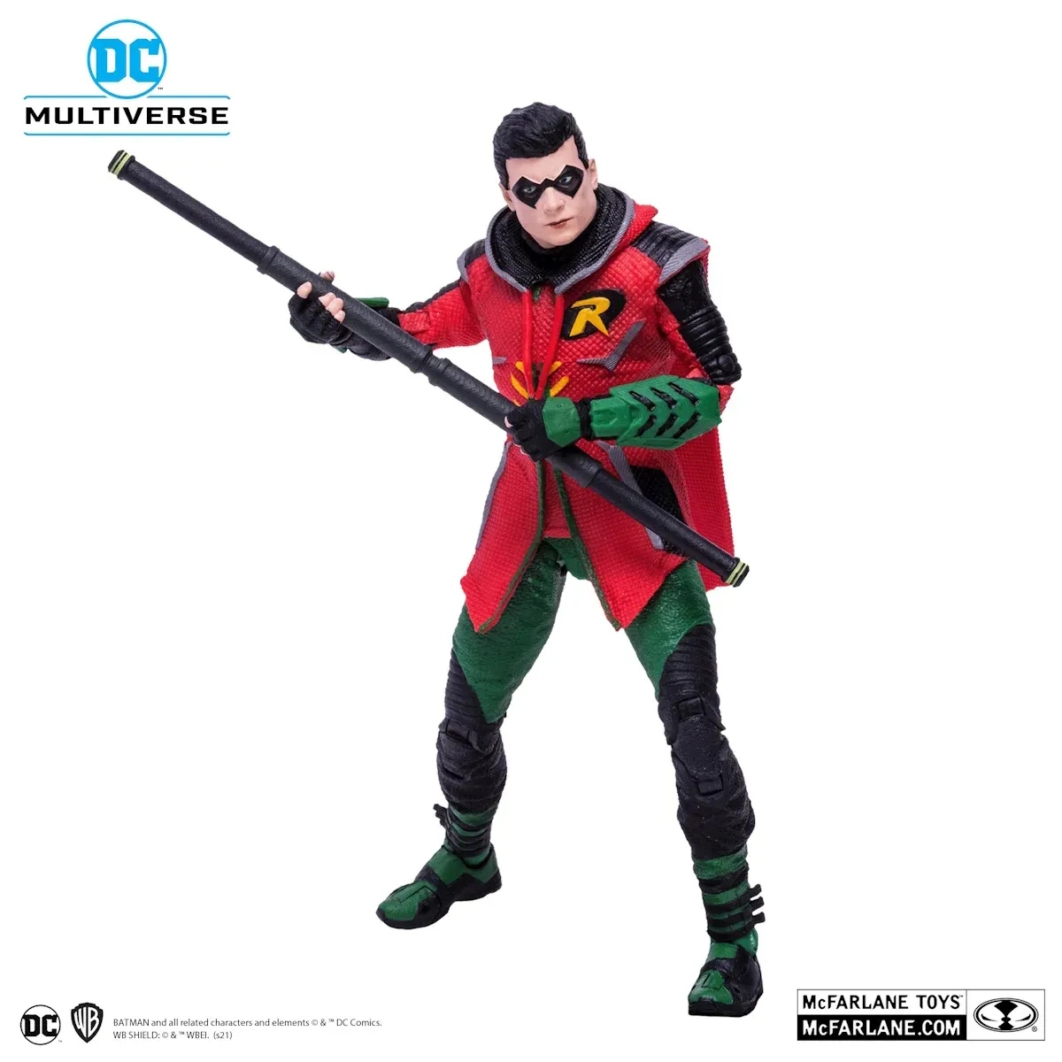 mcfarlane dc multiverse – robin (gotham knights) figura, 18cm - slika 3
