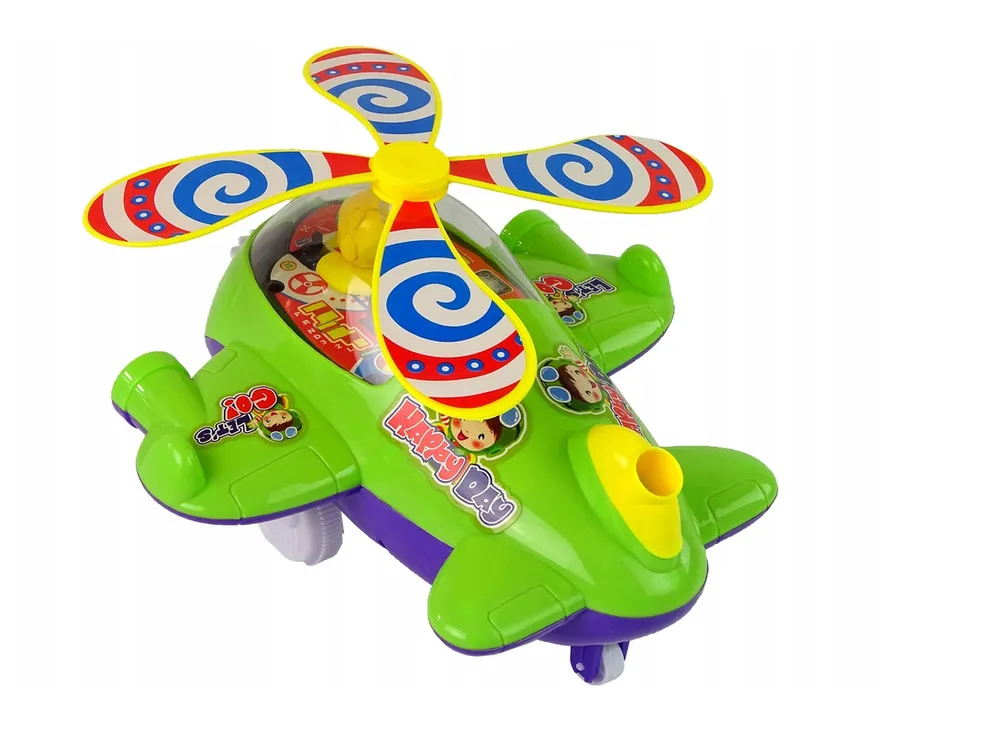 guralica avion bell stick - zeleni - slika 4