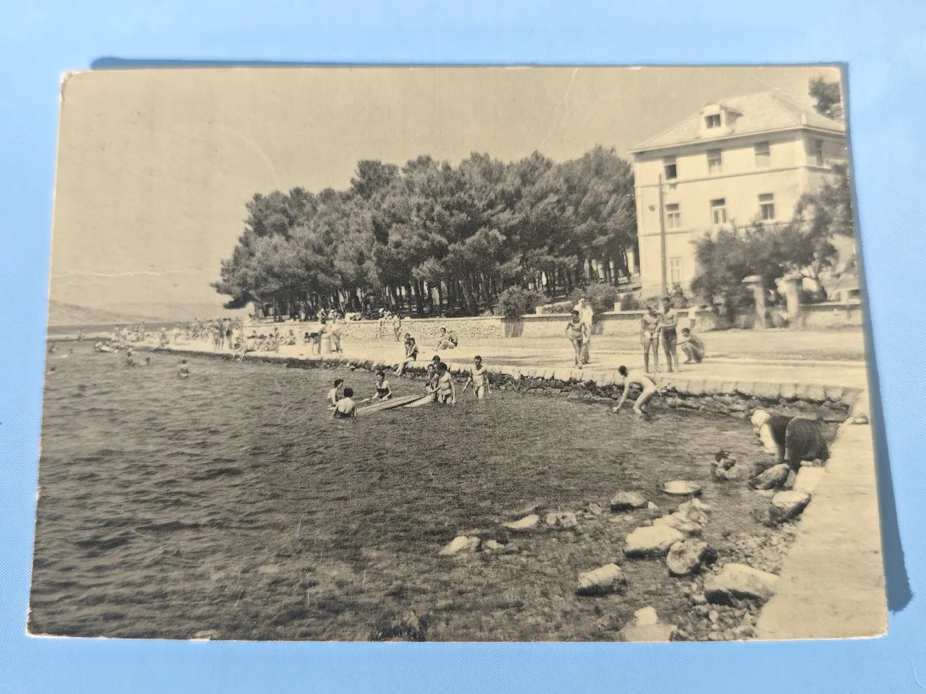 zlarin stara razglednica putovala 1961.g. - slika 2