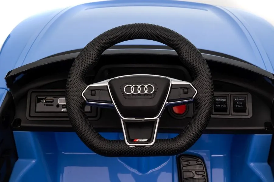licencirani auto na akumulator audi e-tron gt 4x4 - plavi - slika 14