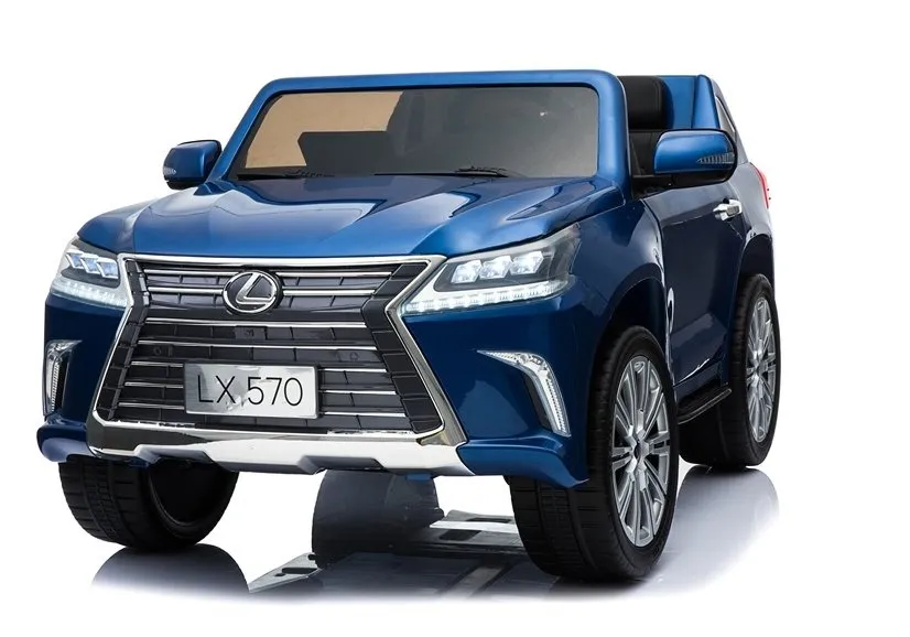 licencirani auto na akumulator lexus dk-lx570 - plavi/lakirani - slika 3