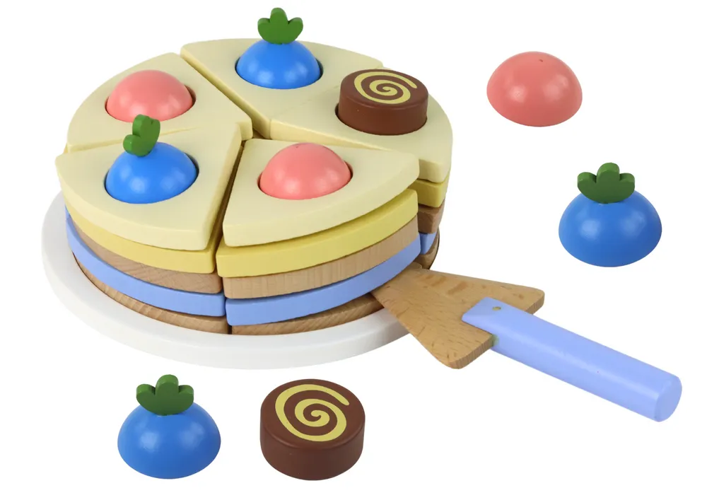 drveni kolač komadi torte - 8 komada. - slika 2
