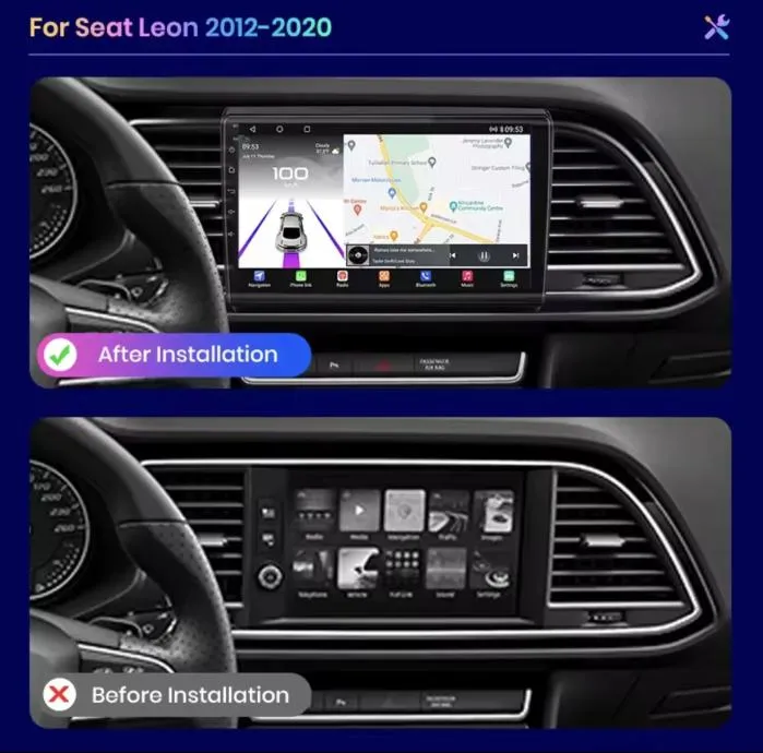 SEAT LEON mk3 2012-2020 original MULTIMEDIJA ANDROID NAVIGACIJA kamera - Čakovec