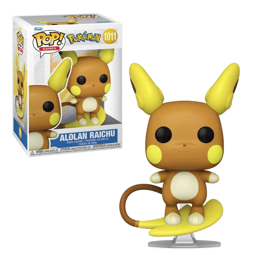 funko pop! games: pokémon – alolan raichu #1011 - slika 4