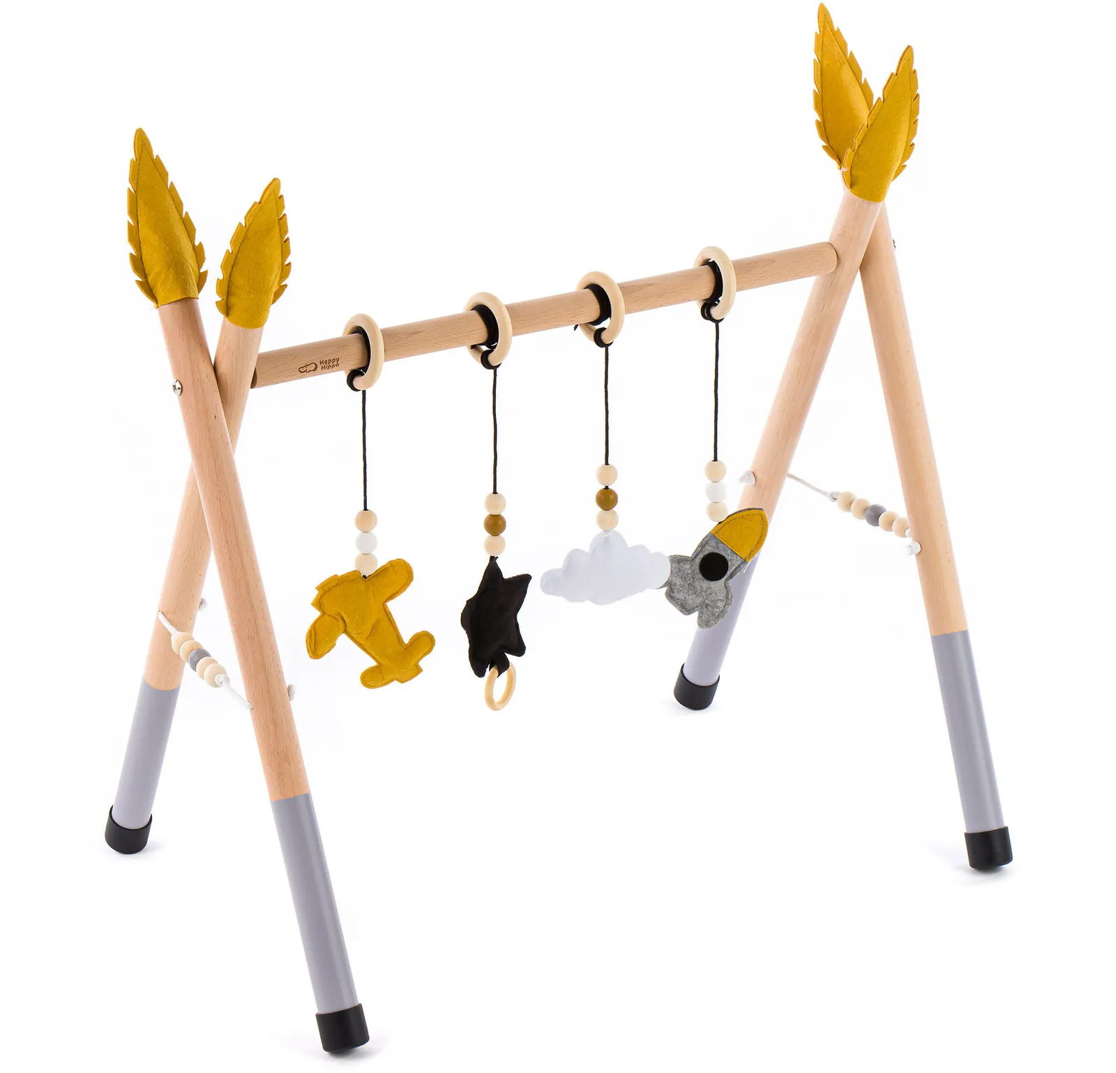drveni baby gym s mekanom podlogom - slika 4