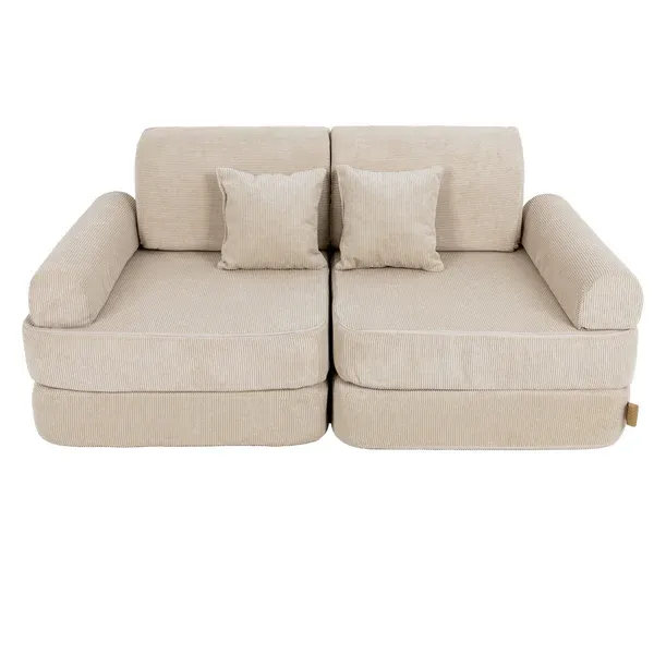 srednja modularna sofa za djecu - slimcord ecru - slika 6