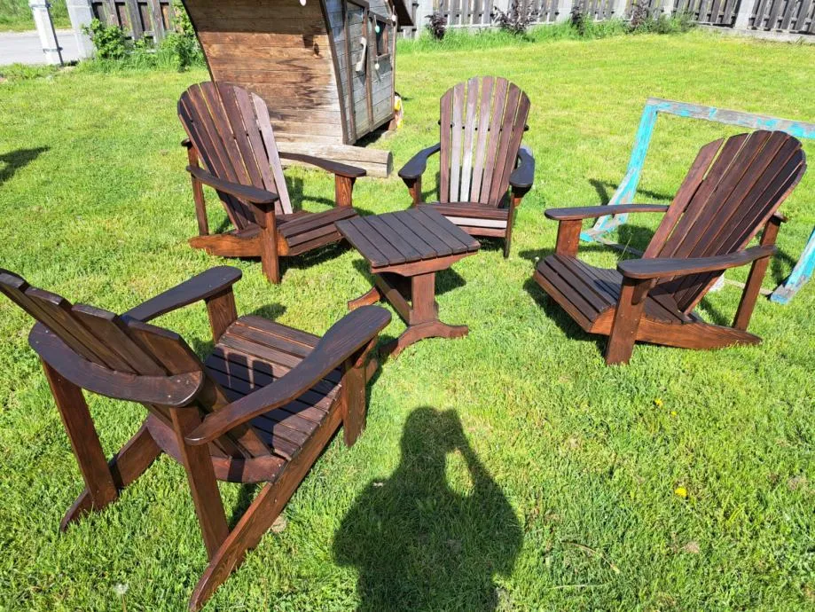 adirondack stolica od sibirskog ariša – udobnost i izdržljivost - slika 4